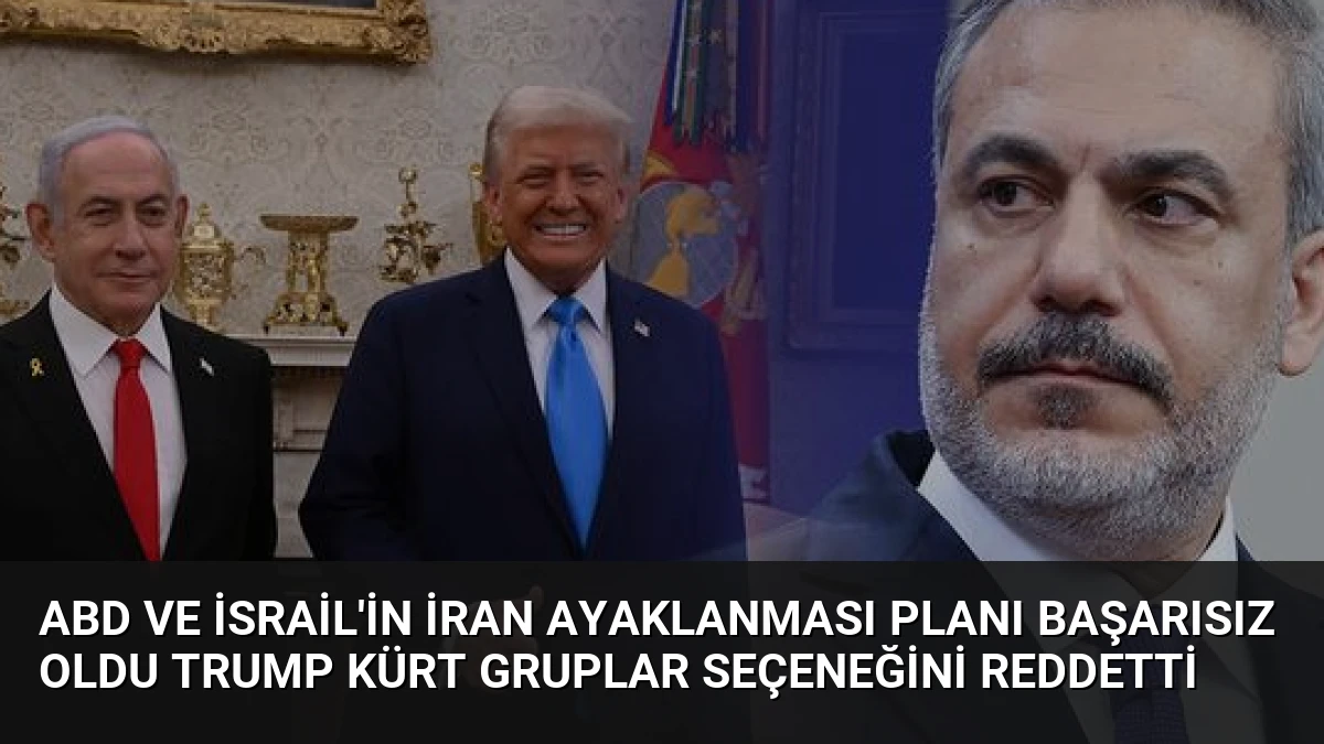 ABD ve İsrail’in İran Ayaklanması Planı Başarısız Oldu Trump Kürt Gruplar Seçeneğini Reddetti