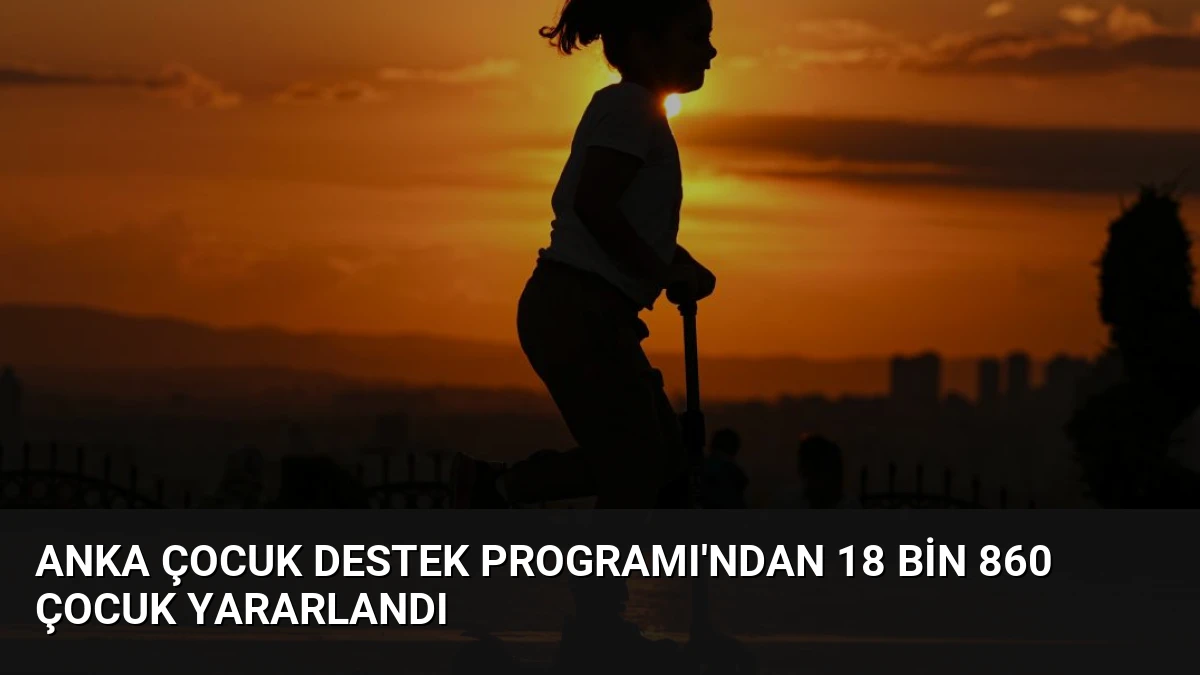 Anka Çocuk Destek Programı’ndan 18 Bin 860 Çocuk Yararlandı