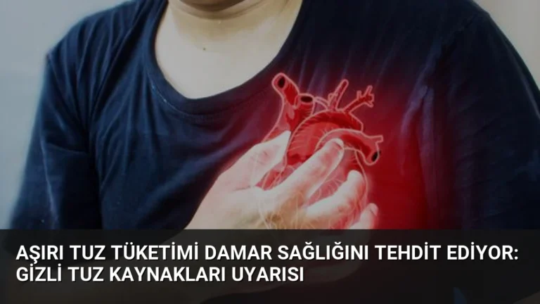 Aşırı Tuz Tüketimi Damar Sağlığını Tehdit Ediyor: Gizli Tuz Kaynakları Uyarısı