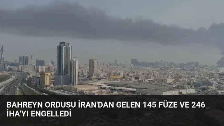 Bahreyn Ordusu İran’dan Gelen 145 Füze ve 246 İHA’yı Engelledi