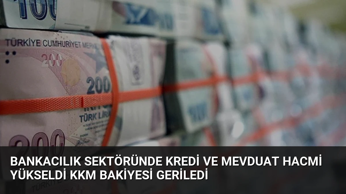 Bankacılık Sektöründe Kredi ve Mevduat Hacmi Yükseldi KKM Bakiyesi Geriledi
