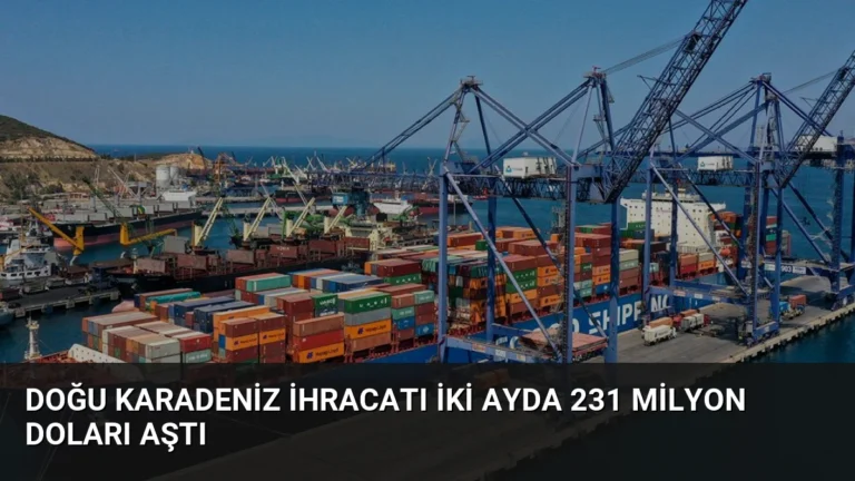 Doğu Karadeniz İhracatı İki Ayda 231 Milyon Doları Aştı