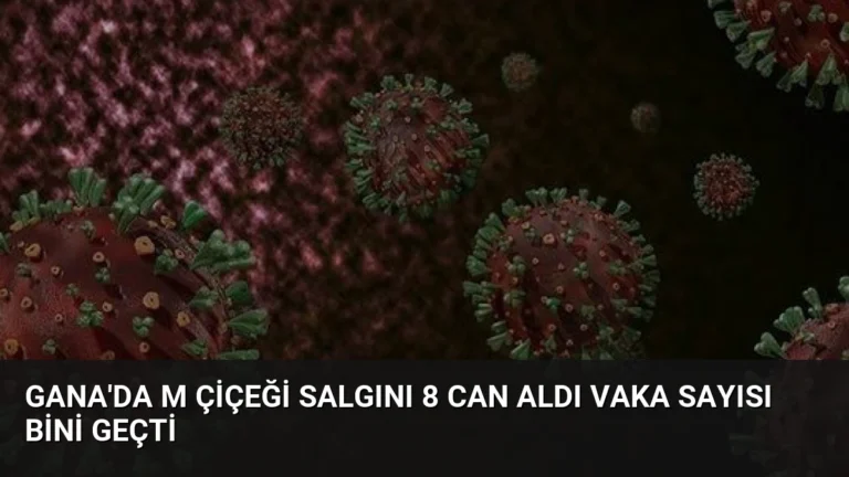 Gana’da M Çiçeği Salgını 8 Can Aldı Vaka Sayısı Bini Geçti