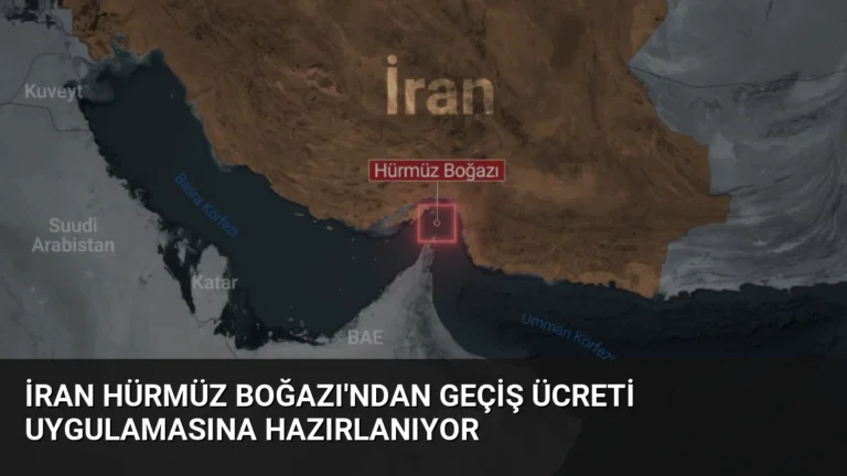 İran Hürmüz Boğazı’ndan Geçiş Ücreti Uygulamasına Hazırlanıyor