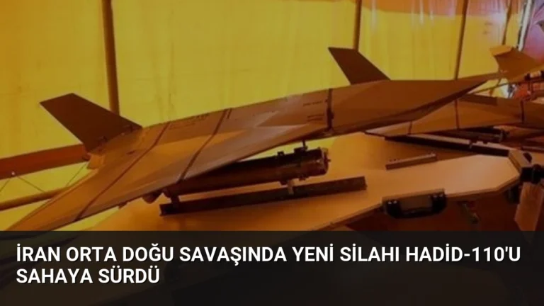 İran Orta Doğu Savaşında Yeni Silahı Hadid-110’u Sahaya Sürdü