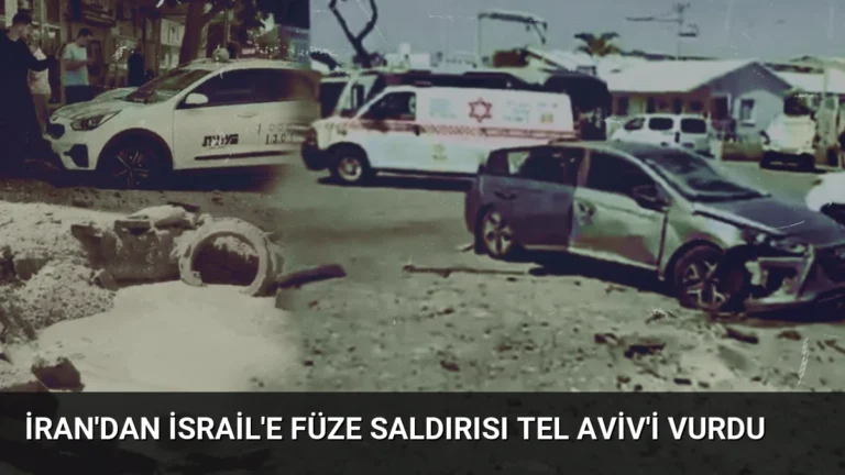 İran’dan İsrail’e Füze Saldırısı Tel Aviv’i Vurdu