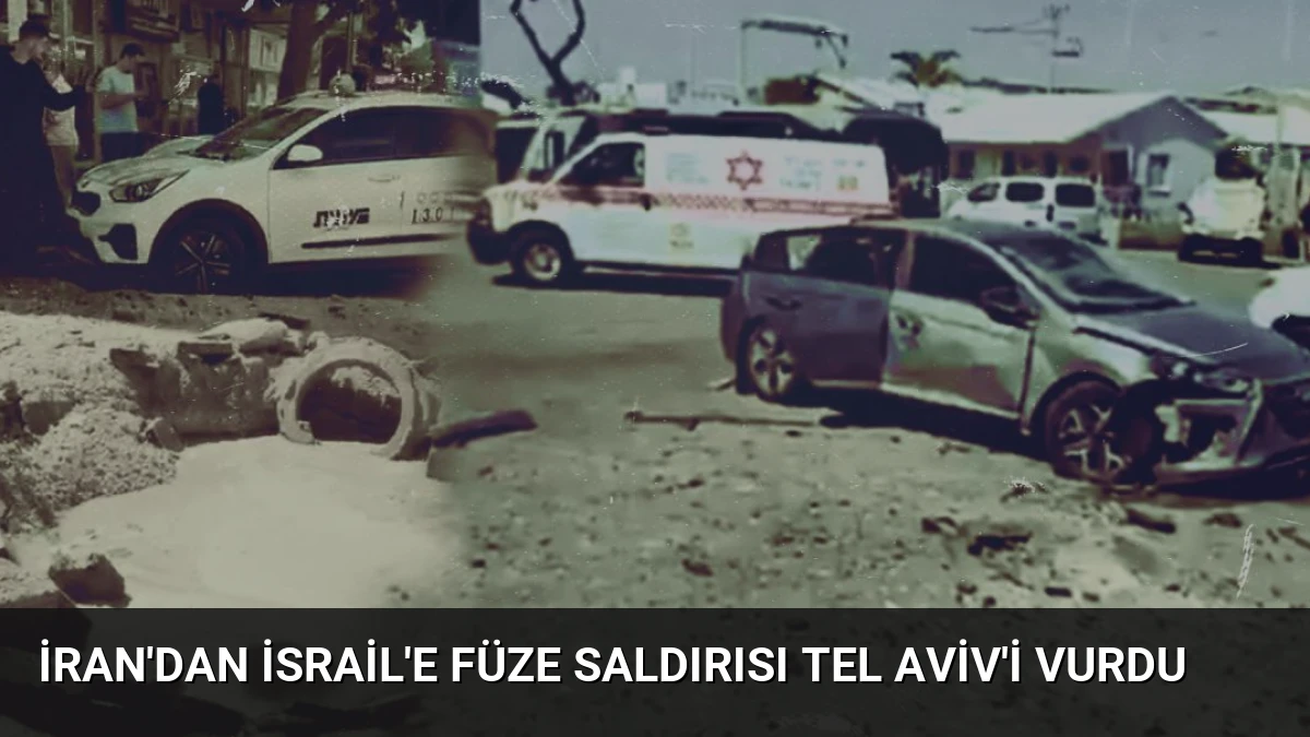 İran’dan İsrail’e Füze Saldırısı Tel Aviv’i Vurdu