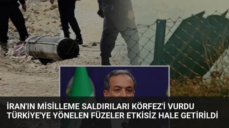 İran’ın Misilleme Saldırıları Körfez’i Vurdu Türkiye’ye Yönelen Füzeler Etkisiz Hale Getirildi