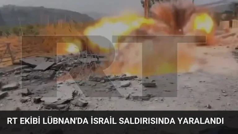 RT Ekibi Lübnan’da İsrail Saldırısında Yaralandı