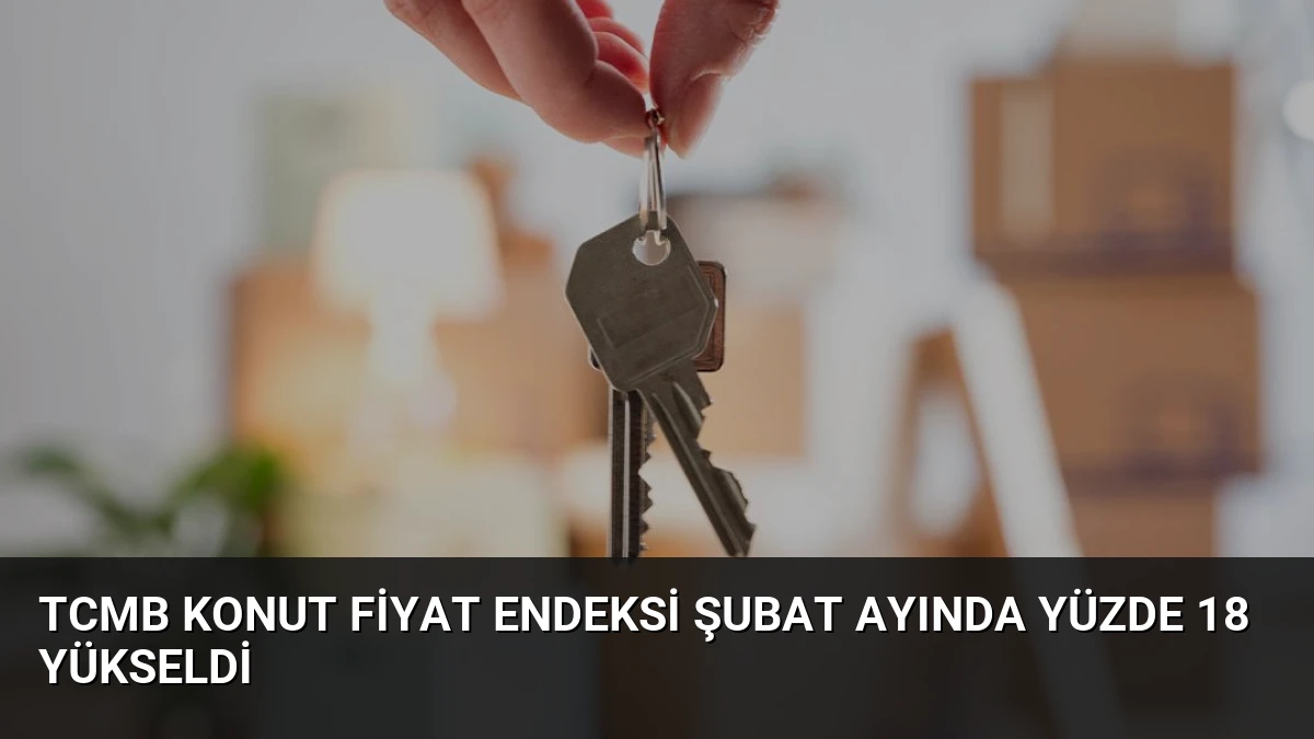 TCMB Konut Fiyat Endeksi Şubat Ayında Yüzde 18 Yükseldi