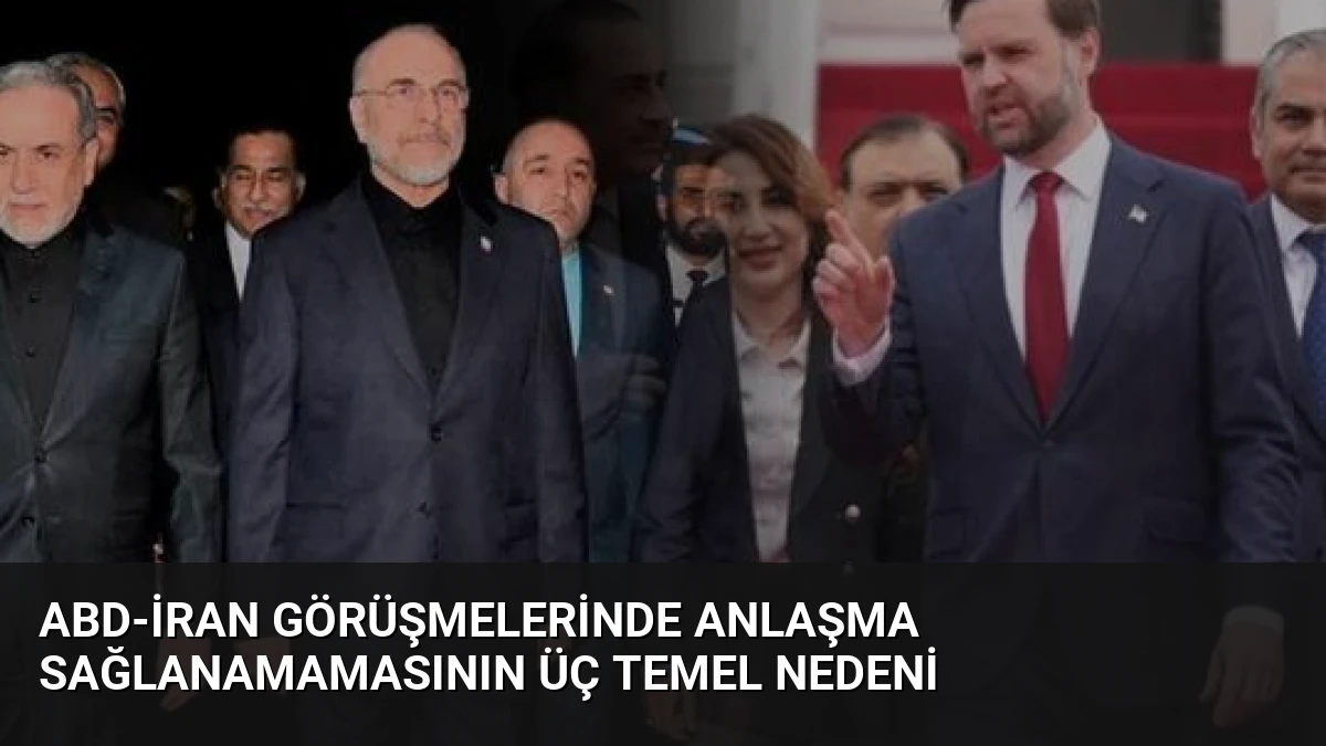 ABD-İran Görüşmelerinde Anlaşma Sağlanamamasının Üç Temel Nedeni