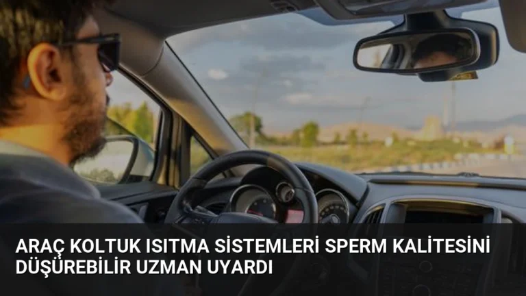 Araç Koltuk Isıtma Sistemleri Sperm Kalitesini Düşürebilir Uzman Uyardı