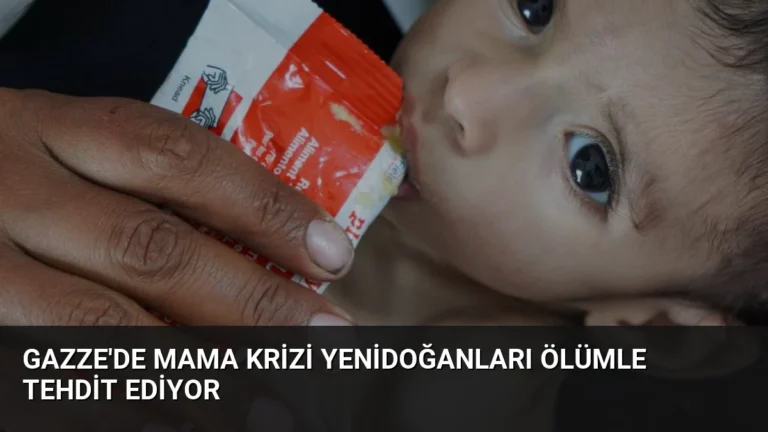 Gazze’de Mama Krizi Yenidoğanları Ölümle Tehdit Ediyor