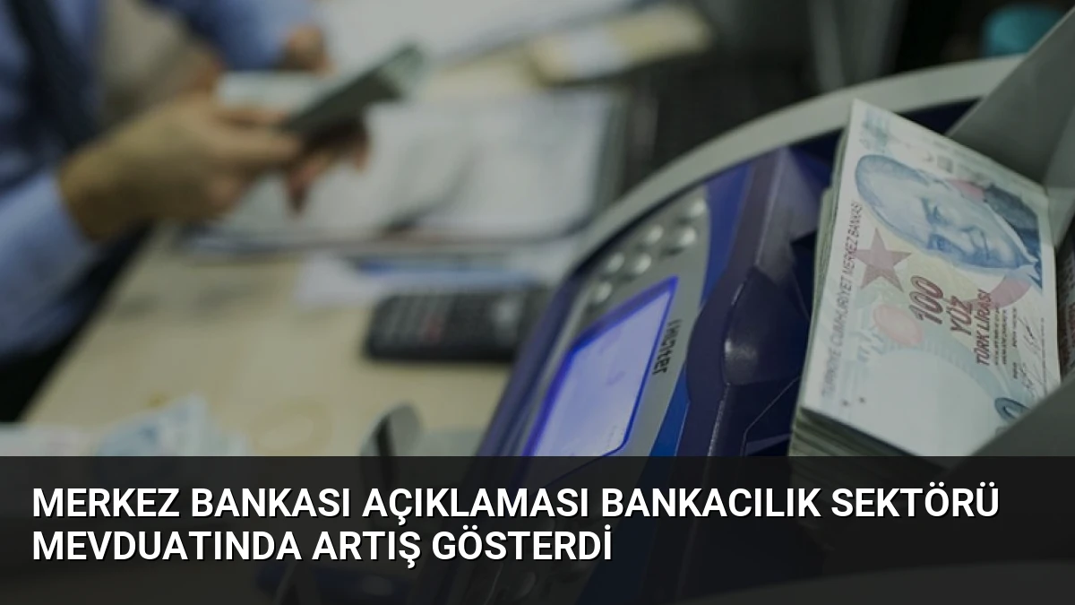 Merkez Bankası Açıklaması Bankacılık Sektörü Mevduatında Artış Gösterdi