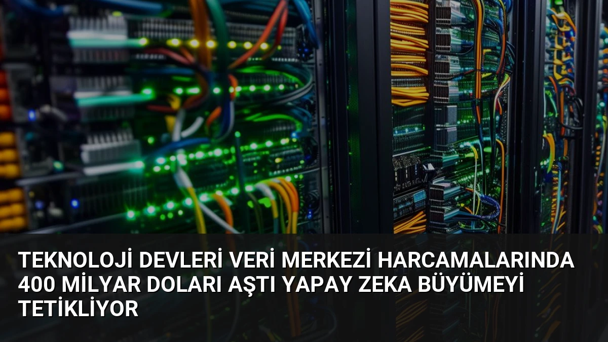 Teknoloji Devleri Veri Merkezi Harcamalarında 400 Milyar Doları Aştı Yapay Zeka Büyümeyi Tetikliyor