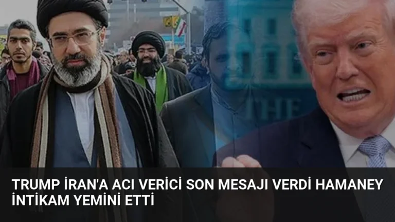 Trump İran’a Acı Verici Son Mesajı Verdi Hamaney İntikam Yemini Etti