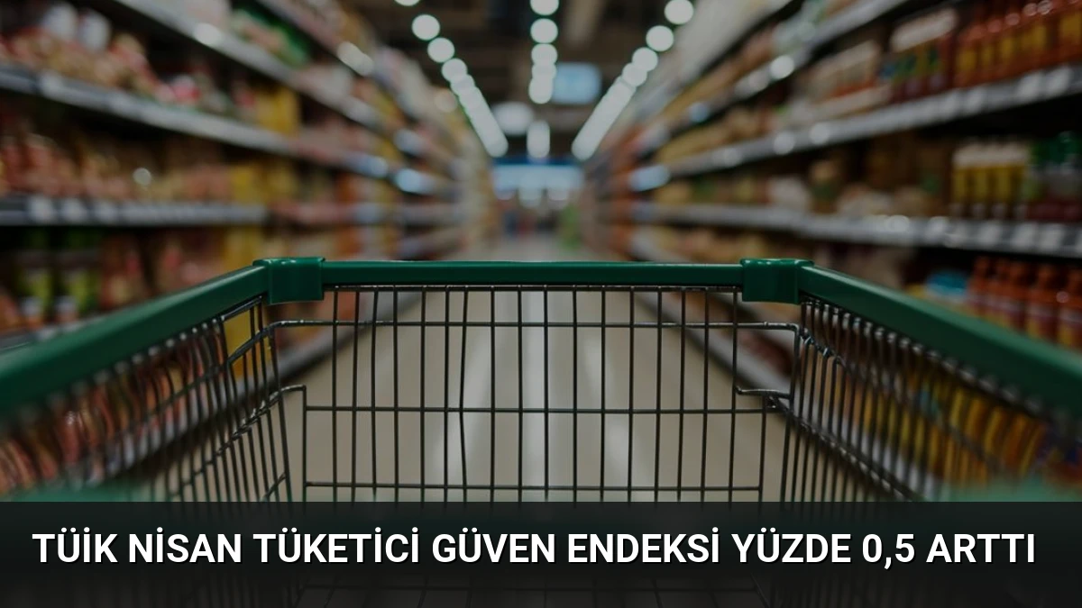 TÜİK Nisan Tüketici Güven Endeksi Yüzde 0,5 Arttı