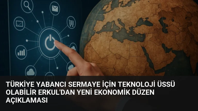Türkiye Yabancı Sermaye İçin Teknoloji Üssü Olabilir Erkul’dan Yeni Ekonomik Düzen Açıklaması