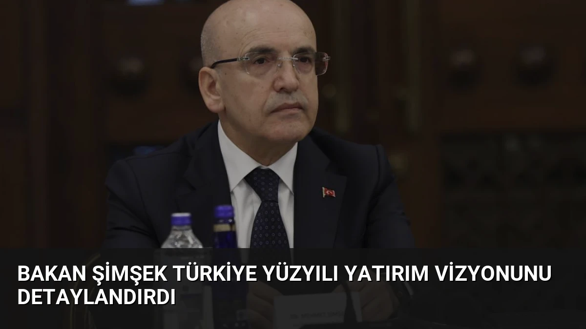 Bakan Şimşek Türkiye Yüzyılı Yatırım Vizyonunu Detaylandırdı