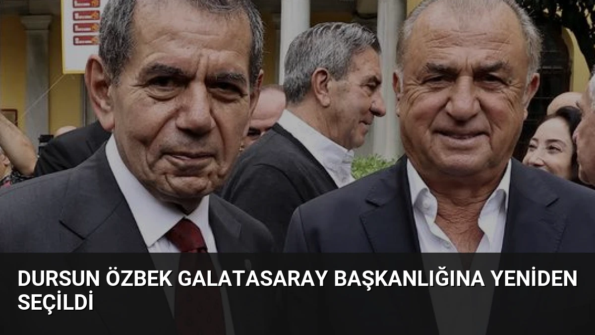 Dursun Özbek Galatasaray Başkanlığına Yeniden Seçildi