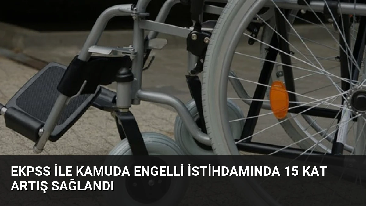 EKPSS ile Kamuda Engelli İstihdamında 15 Kat Artış Sağlandı