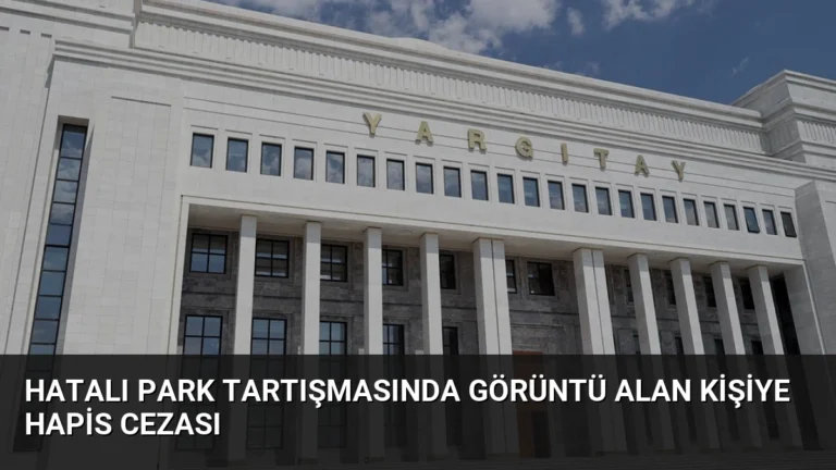 Hatalı Park Tartışmasında Görüntü Alan Kişiye Hapis Cezası