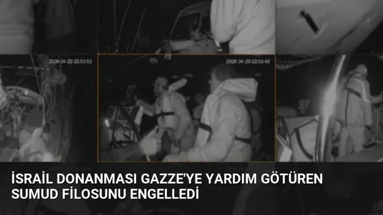 İsrail Donanması Gazze’ye Yardım Götüren Sumud Filosunu Engelledi