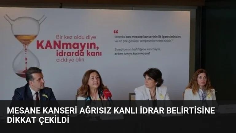Mesane Kanseri Ağrısız Kanlı İdrar Belirtisine Dikkat Çekildi