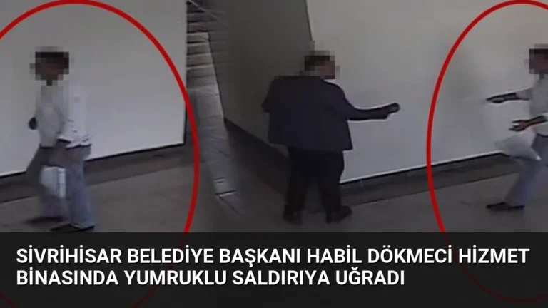 Sivrihisar Belediye Başkanı Habil Dökmeci Hizmet Binasında Yumruklu Saldırıya Uğradı