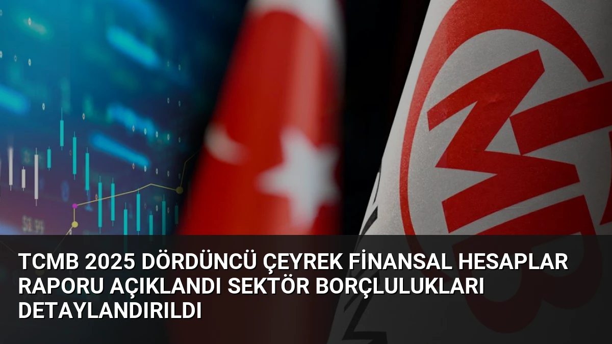 TCMB 2025 Dördüncü Çeyrek Finansal Hesaplar Raporu Açıklandı Sektör Borçlulukları Detaylandırıldı