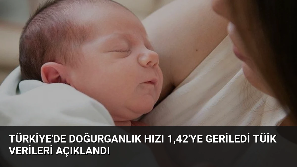 Türkiye’de Doğurganlık Hızı 1,42’ye Geriledi TÜİK Verileri Açıklandı