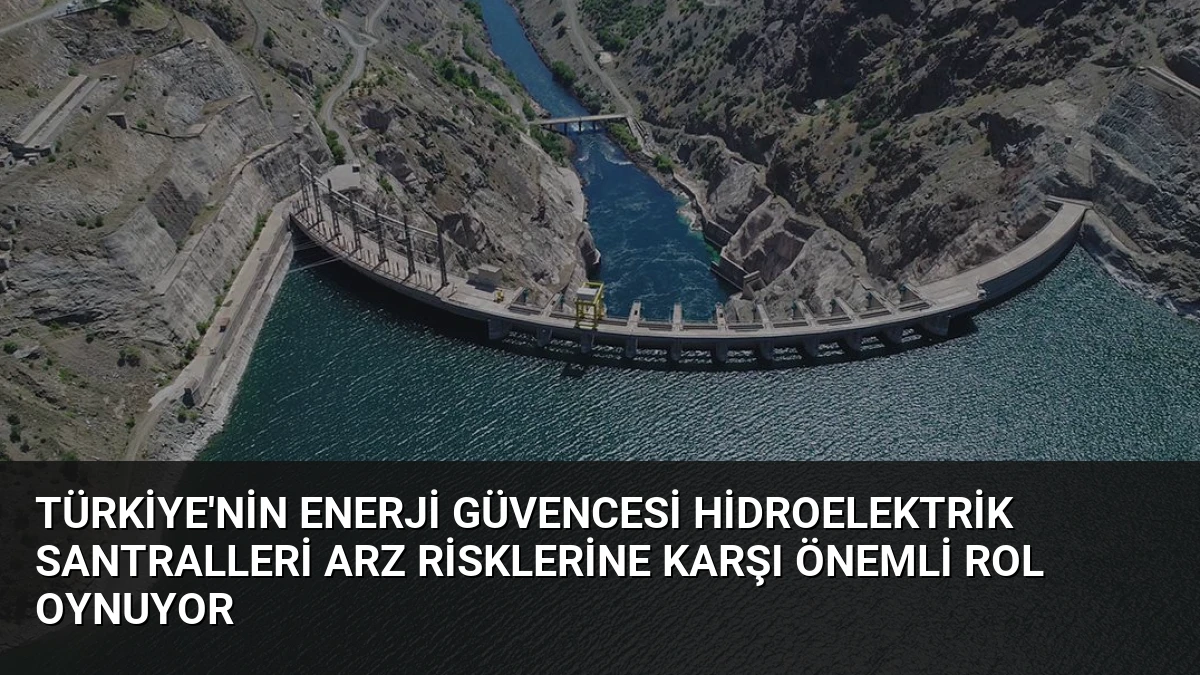 Türkiye’nin Enerji Güvencesi Hidroelektrik Santralleri Arz Risklerine Karşı Önemli Rol Oynuyor
