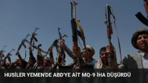 Husiler Yemen'de ABD'ye Ait MQ-9 İHA Düşürdü