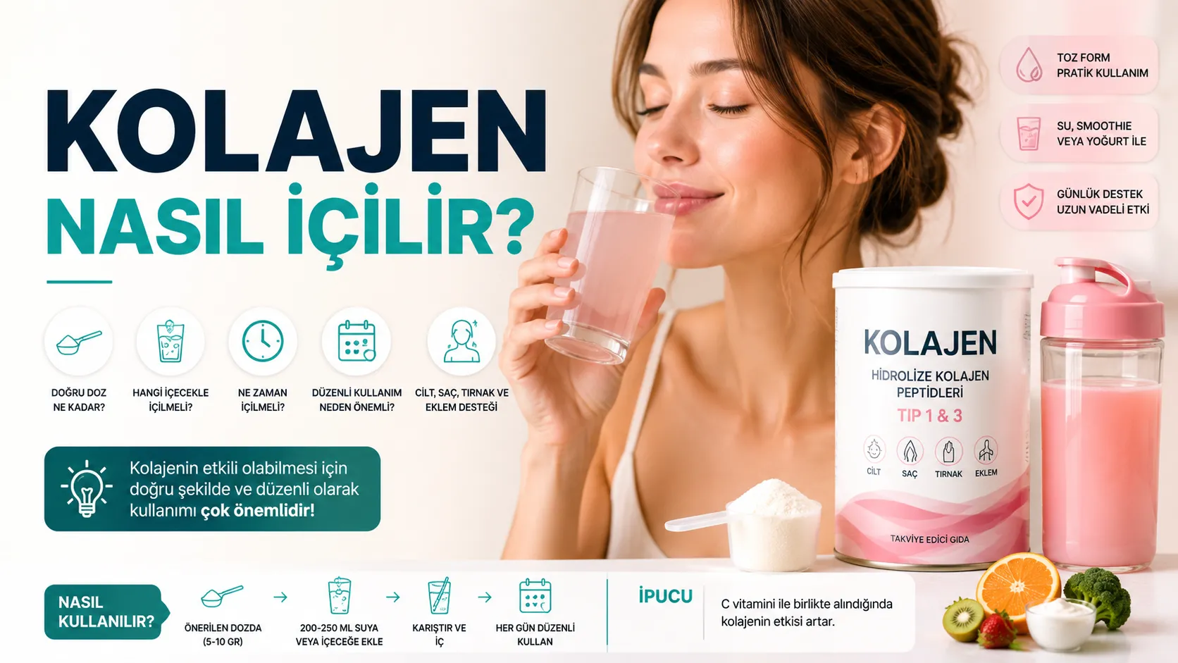 Kolajen Nasıl İçilir?