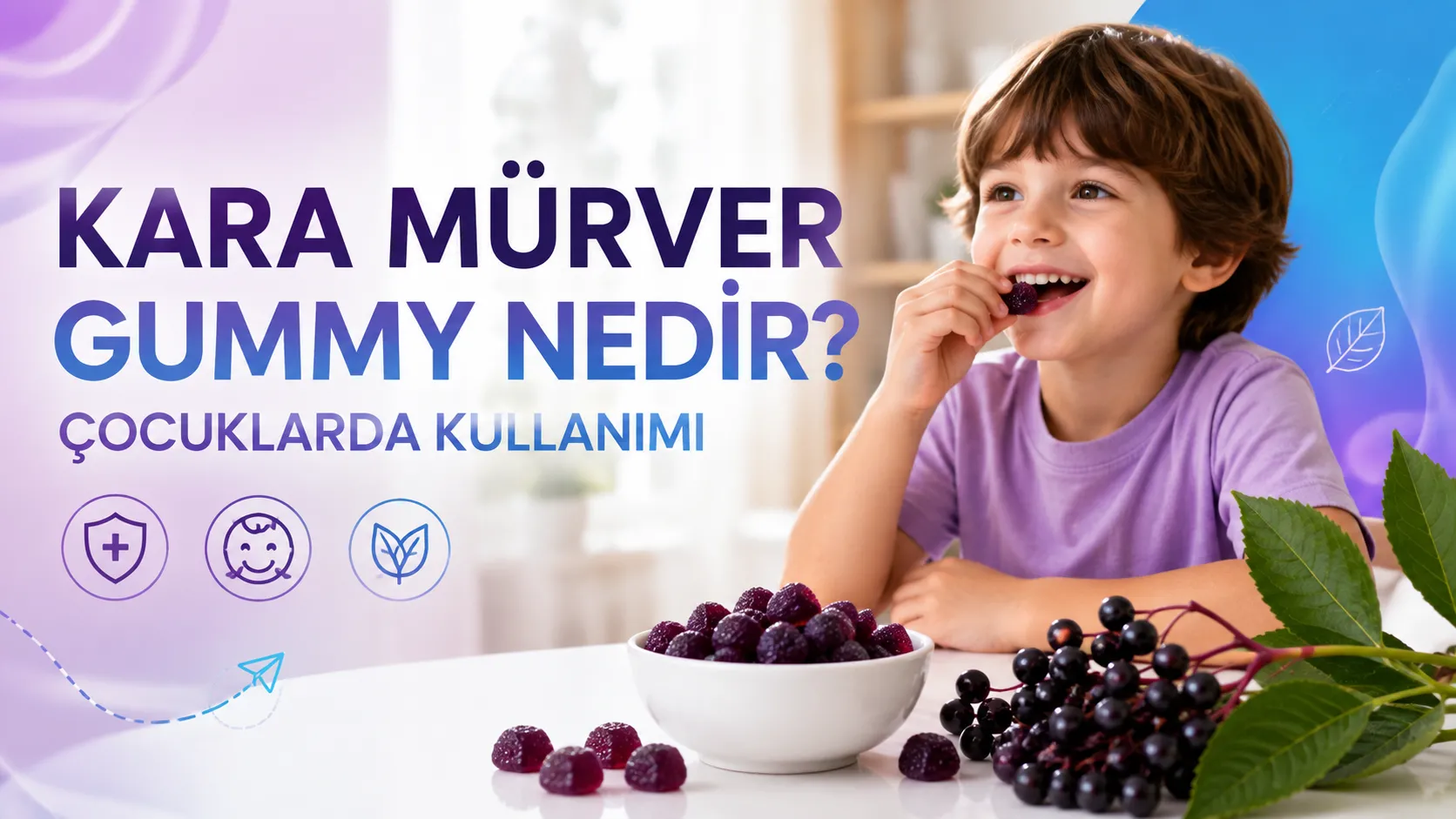 Kara Mürver Gummy Nedir? Çocuklarda Kullanımı