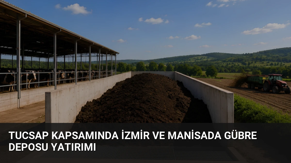 TUCSAP Kapsamında İzmir ve Manisada Gübre Deposu Yatırımı