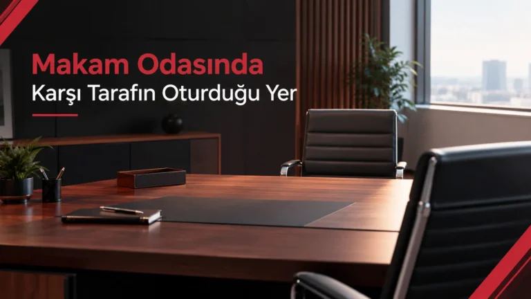 Makam Odasında Karşı Tarafın Oturduğu Yer