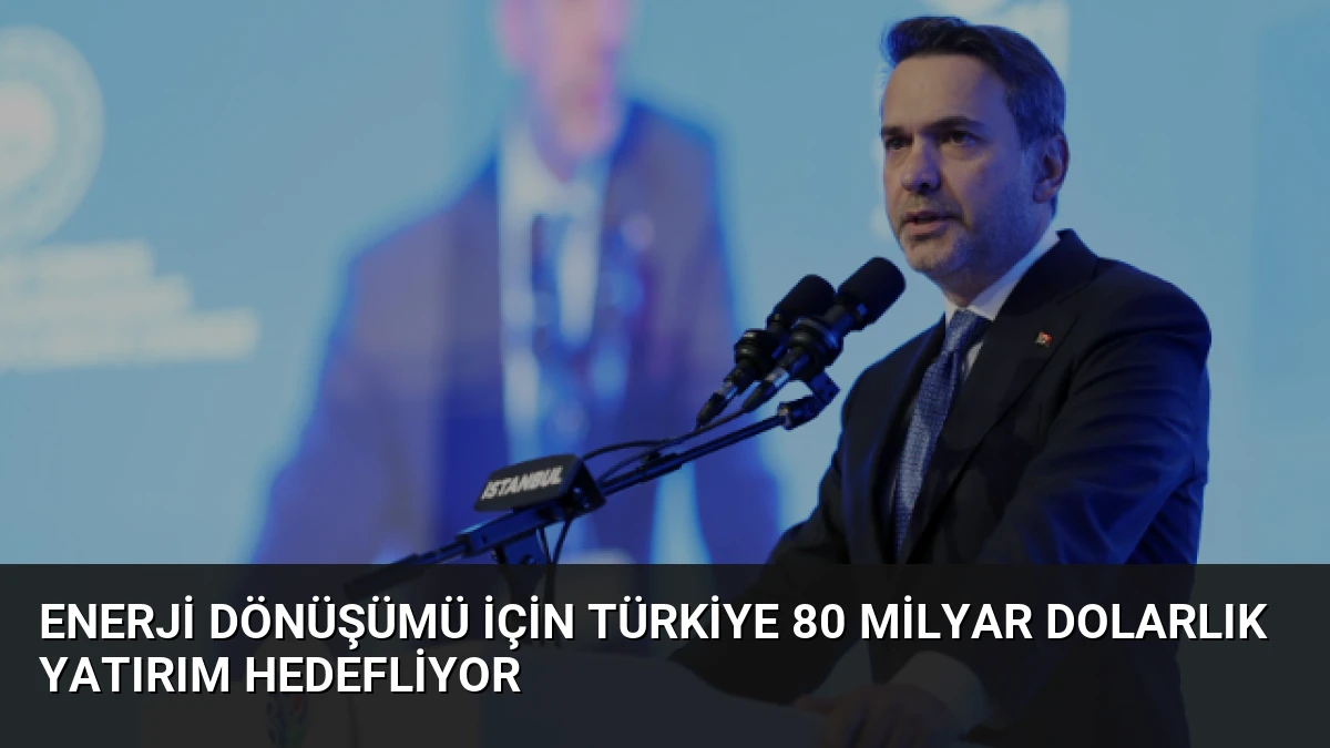 Enerji Dönüşümü İçin Türkiye 80 Milyar Dolarlık Yatırım Hedefliyor