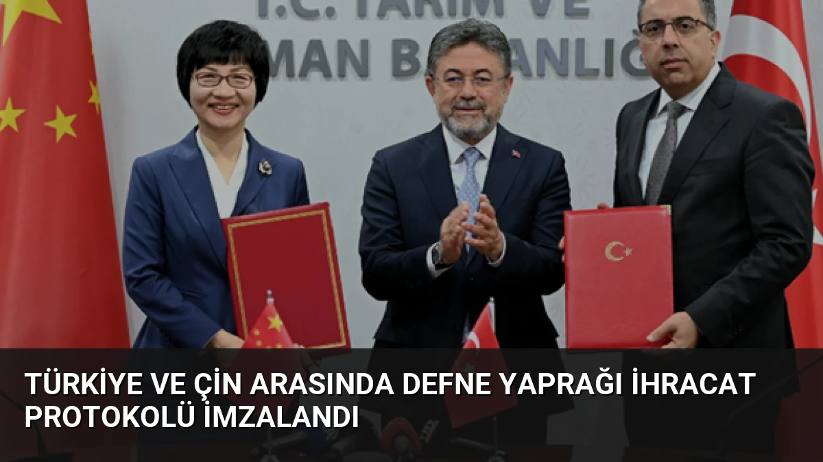 Türkiye ve Çin Arasında Defne Yaprağı İhracat Protokolü İmzalandı