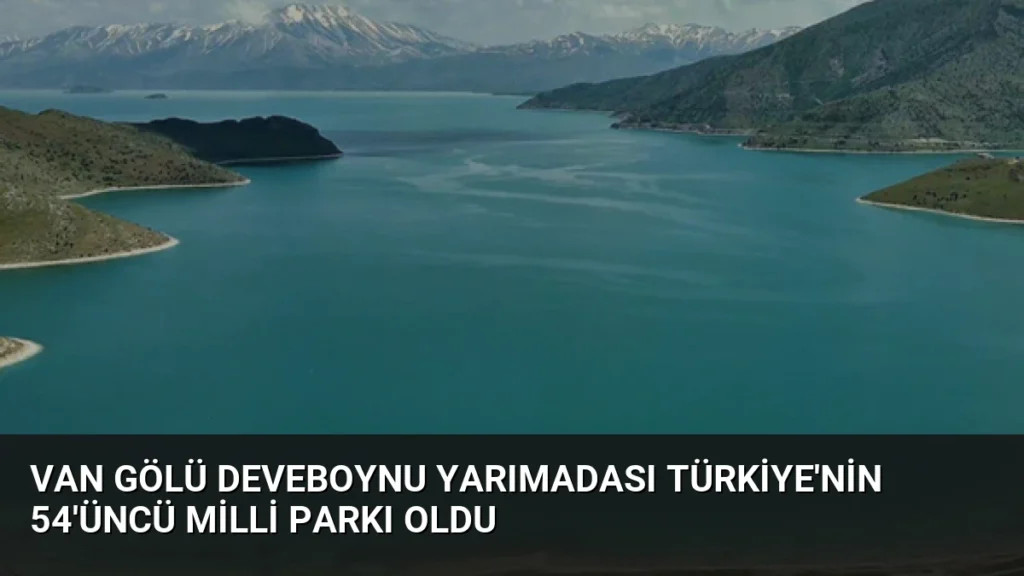 Van Gölü Deveboynu Yarımadası Türkiye'nin 54'üncü milli parkı oldu