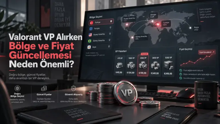 Valorant VP Alırken Bölge ve Fiyat Güncellemesi Neden Önemli?