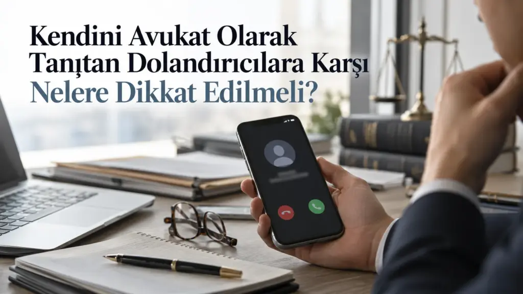 Kendini Avukat Olarak Tanıtan Dolandırıcılara Karşı Nelere Dikkat Edilmeli?