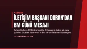 İletişim Başkanı Duran'dan BM Günü mesajı