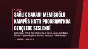 Sağlık Bakanı Memişoğlu Kampüs Hattı Programı’nda Gençlere Seslendi